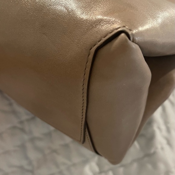 Coach Borough taupe soft nappa leather satchel. Perfect condition, never used. - Picture 8 of 10